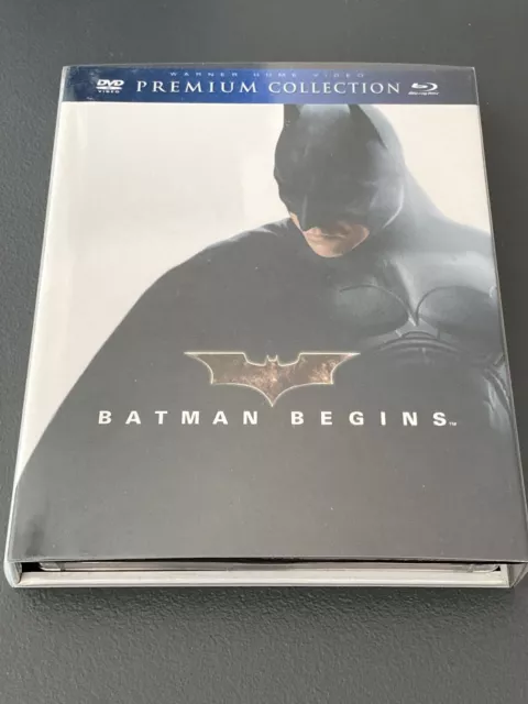 Batman Begins Bluray + Dvd Premium Collection 3 Discs Collector