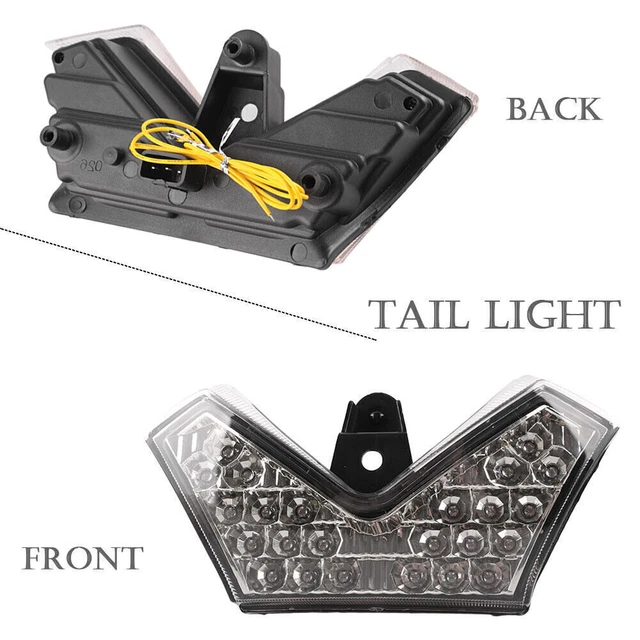 Fanale Posteriore LED Fanale Posteriore Per Kawasaki Ninja ZX14R 2006 2007 2008 2009-2013