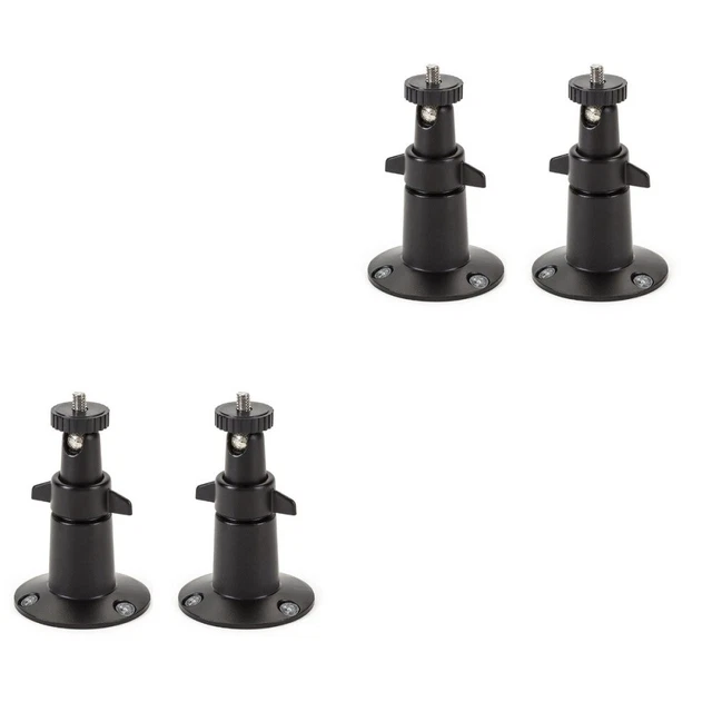 4 Pcs Support De Caméra Cctv Pour Extérieur Intérieur Mural Réglable