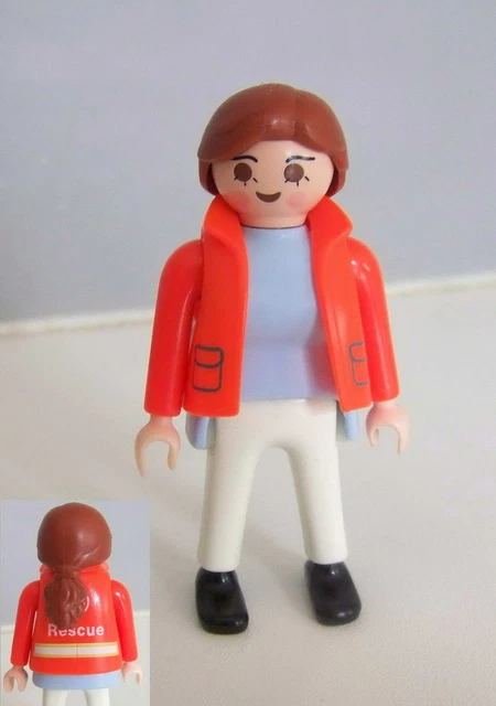 PLAYMOBIL VINTAGE #3362 - Nurse + Wheelchair / Infirmière - Collector