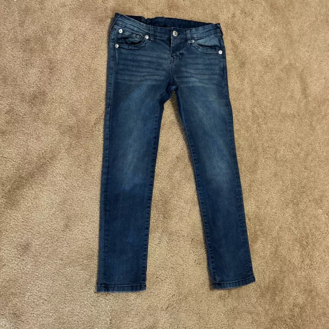 True Religion Geno Relaxed Slim Youth Boys Denim Jeans Size 14 (29x28) Blue Y2K