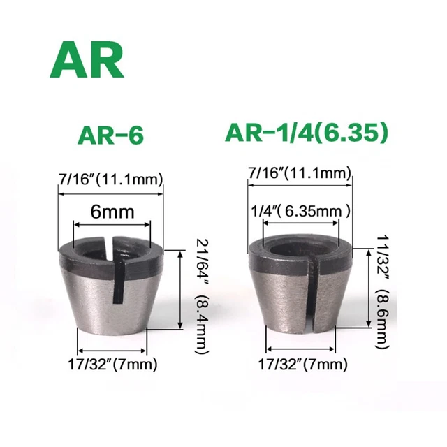 Nuovo Bordo Rasaerba 1/4 Mandrino AR-6 O AR-1/4 Carbon Acciaio Durevole Inciso