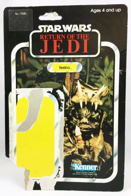 Star Wars ROTJ 1983 - Kenner 77back - Teebo (Card Back)