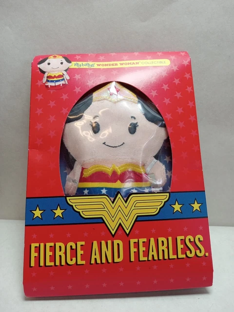 Peluche Wonder Woman 10 Cm Originale DC Comics McDonald's - Neuf, Jouet Souple