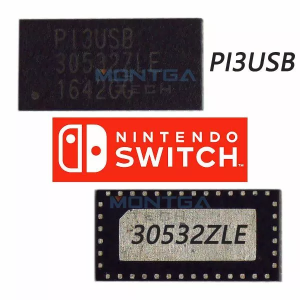 IC chipset puce PI3USB P13USB 30532ZLE pour Nintendo Switch OLED 2021 HEG-001
