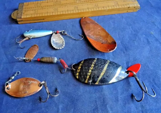 A Selection Of Good Used Vintage Abu Lures + Favorit Plankton