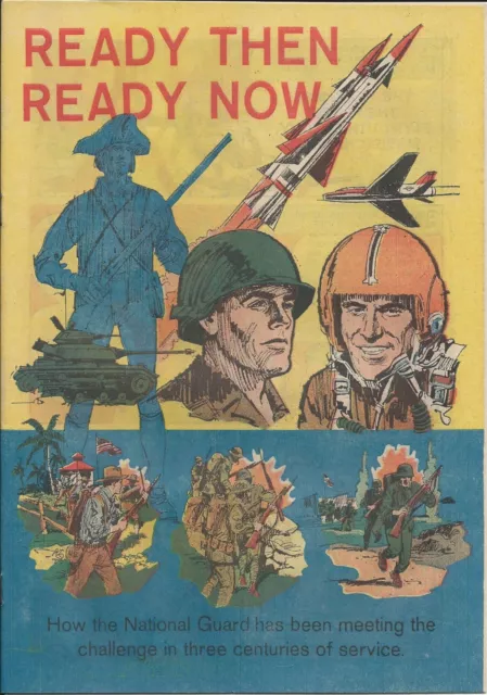 Ready Then Ready Now Army National Guard Rare 1966 Giveaway Promo Comic Vfnm