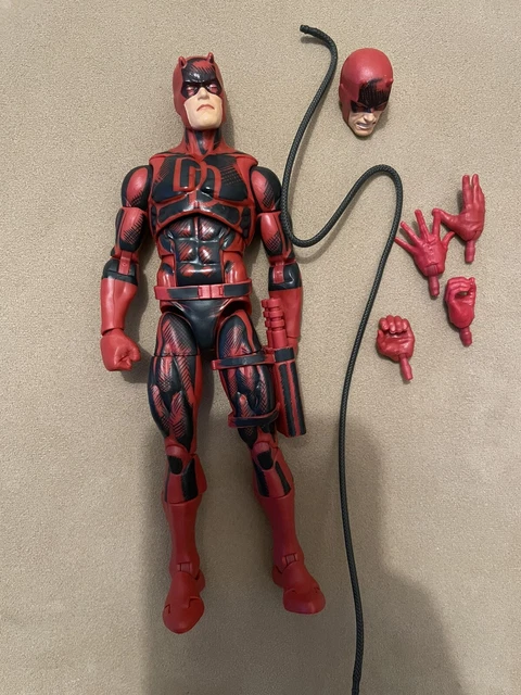 Figurine Daredevil Red Suit – Marvel Legends – Toy Biz 2003 – Spider-Man Series – Rare
