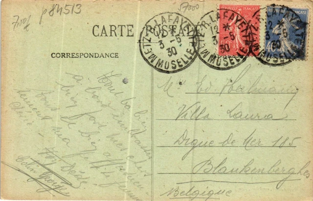 CPA Moselle METZ Place de la Gare et Poste (984513) 2