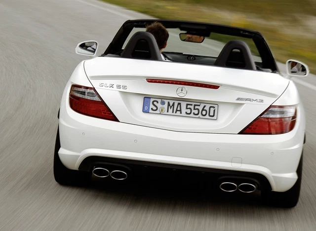 NEW GENUINE MERCEDES-BENZ R172 SLK AMG Styled Rear Bumper Diffuser ...