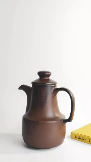 Small Brown Ceramic Hand Painted Tea Pot Made in Japan - I Like Mikes Mid  Century Modern