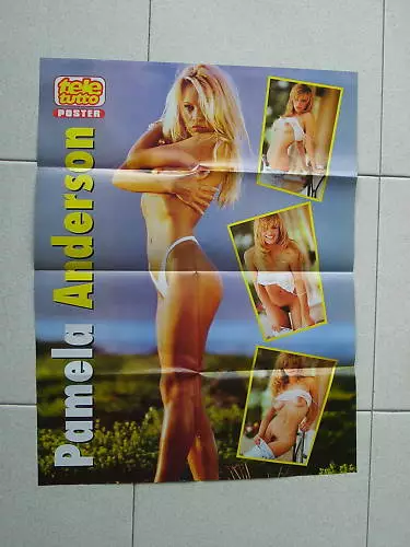 Poster Simona Tagli - Pamela Anderson suppl.TeleTutto