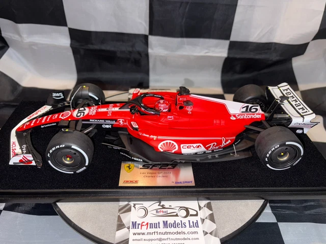 Ferrari SF-23 Charles Leclerc #16 4th Singapore GP 2023