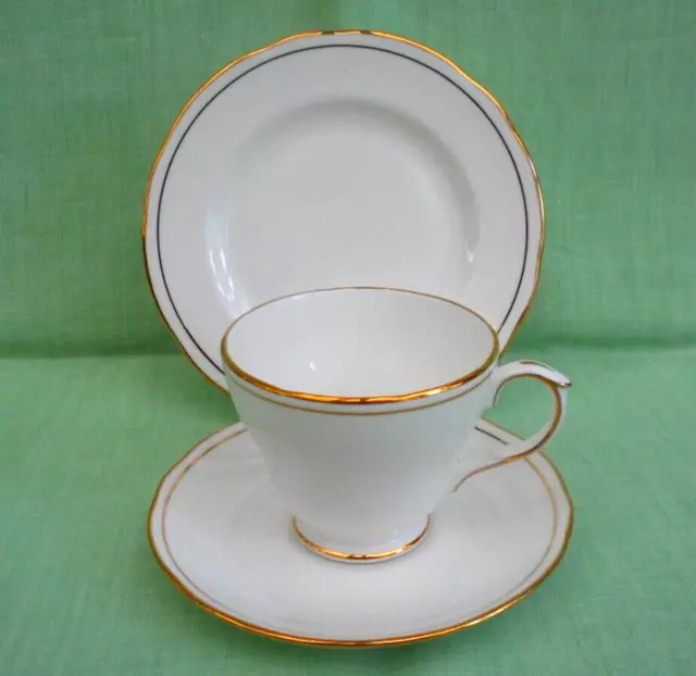 Duchess bone china "Ascot" tea trio - tea cup, saucer & side plate