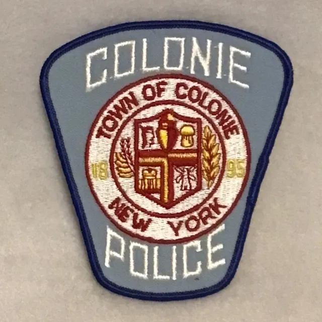 Vintage Town of Colonie Police Collectible Patch, Albany County, NY