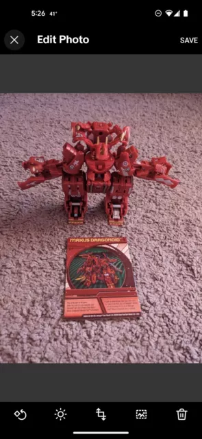 2009 BAKUGAN BATTLE BRAWLERS 7-in-1 MAXUS DRAGONOID COMPLETE w/ CARD 2009 BAKUGAN BATTLE BRAWLERS 7-in-1 MAXUS DRAGONOID COMPLETE w/ CARD