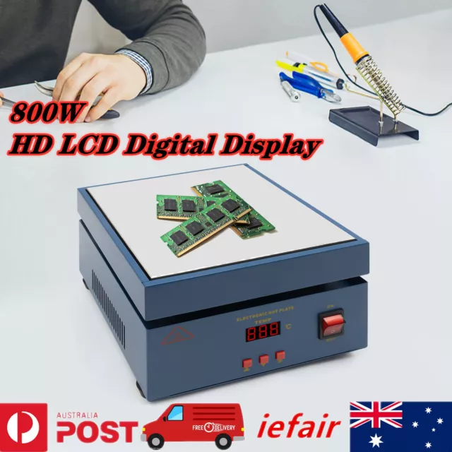 800W 946 Microcomputer Electric Hot Plate Preheat Soldering Preheat LCD Digital
