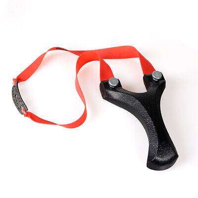 FIONDA a Catapulta Nero ricurva Caccia Tiro Con L'Arco Slingbow elastico riprese 