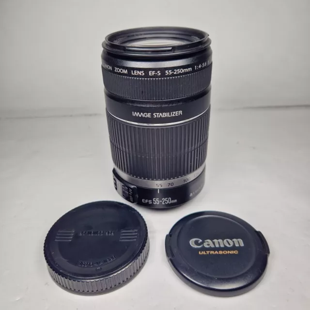 Canon EF-S 55-250mm F4-5.6 IS STM Lens - GRADE A - 24HR POST