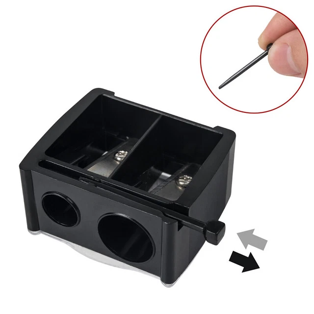Make Up Sharpener Duo Double Cosmetic Pencil Eyeliner Lip Eye Liner Eyebrow-PH
