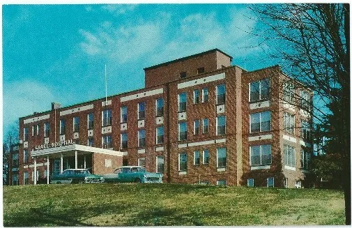 Morganton NC Grace Hospital Vintage Postcard North Carolina Chrome