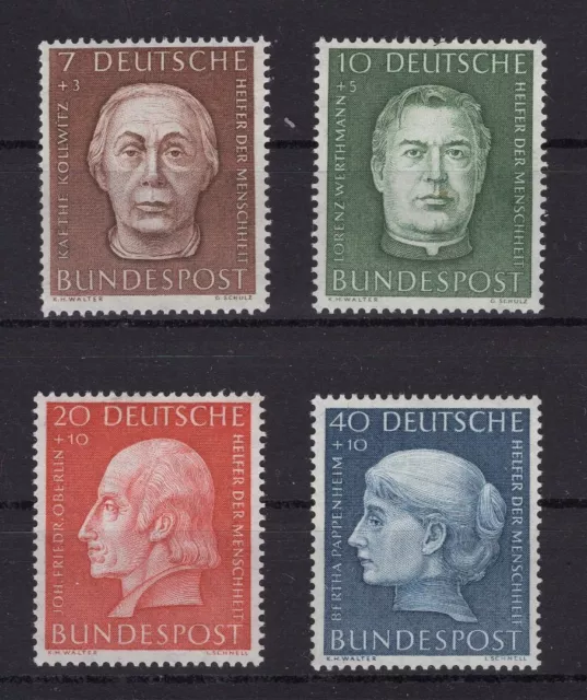 Bund Michel-Nr. 200 - 203 postfrisch