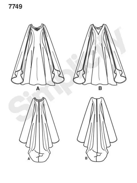 Simplicity Schnitt Nr 1551.KK Kleid , Kostüm Gr. 34 - 40 2