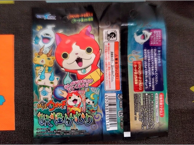 yokai watch japan kemuri card envelope empty booster sobre vacio