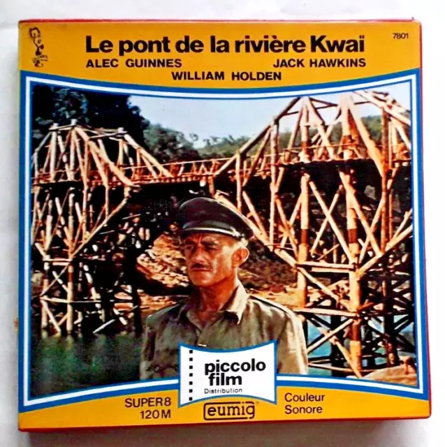 Film Super 8 couleur sonore - 120 metres - LE PONT DE LA RIVIERE KWAI