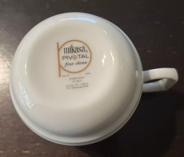 Mikasa Pivotal Fine China Starlight Coffee Cup - MCM 2