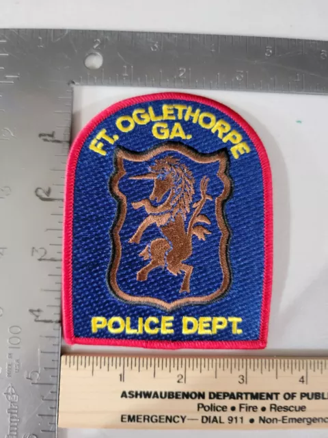 Qb7 Police patch Georgia Ft. Fort Oglethorpe