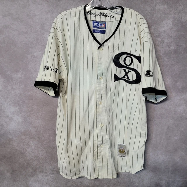 VINTAGE STARTER MLB Chicago White Sox 1919 Cooperstown Throwback Jersey