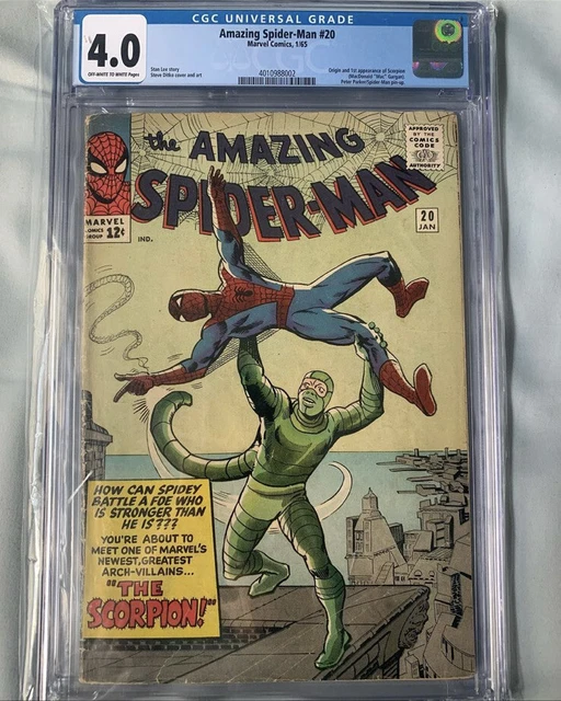 Amazing Spider-Man #20 Cgc 4.0 Origin 1St Scorpion Steve Ditko
