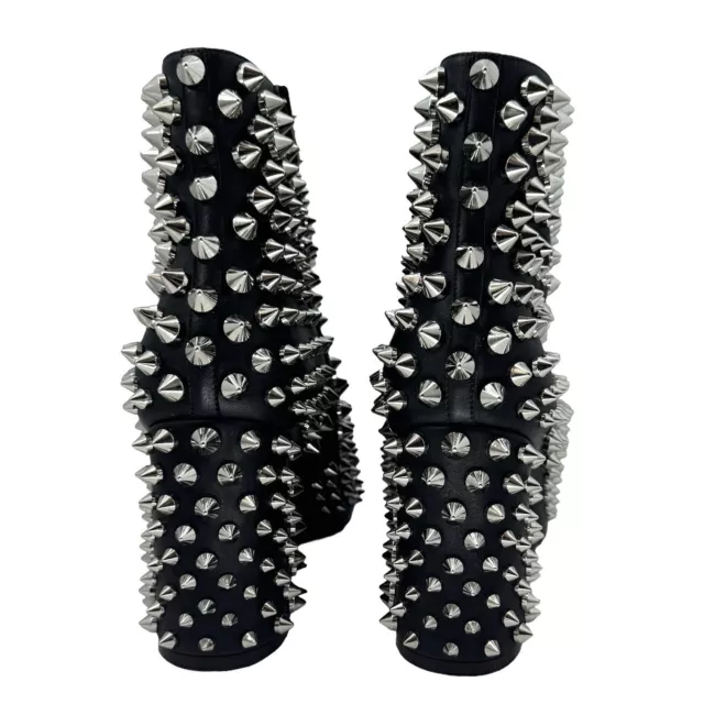 Christian Louboutin Louise Capet 85 Spiked Bootie 39 9 3