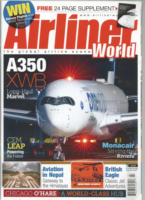 Airliner World Magazine Uk July 2016, The Global Airline Scene.