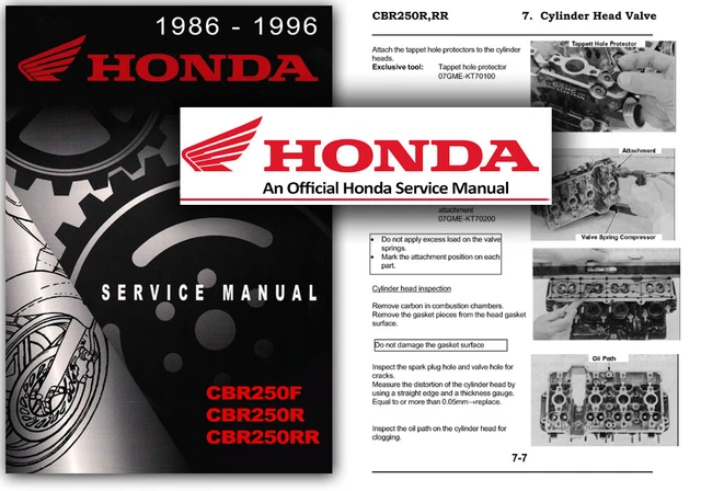 Honda CBR250 Service Workshop Repair Shop Manual CBR 250 R RR CBR250R CBR250RR F