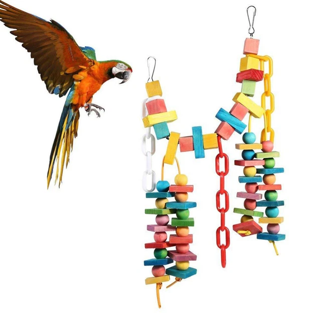 Vogelkäfig-Kauspielzeug, Beißendes Vogelspielzeug Käfig-Hängespielzeug