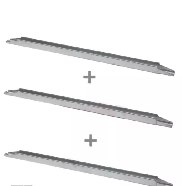 3 X IKEA Bed Midbeam Central Support Galvanised Adjustable Length Max