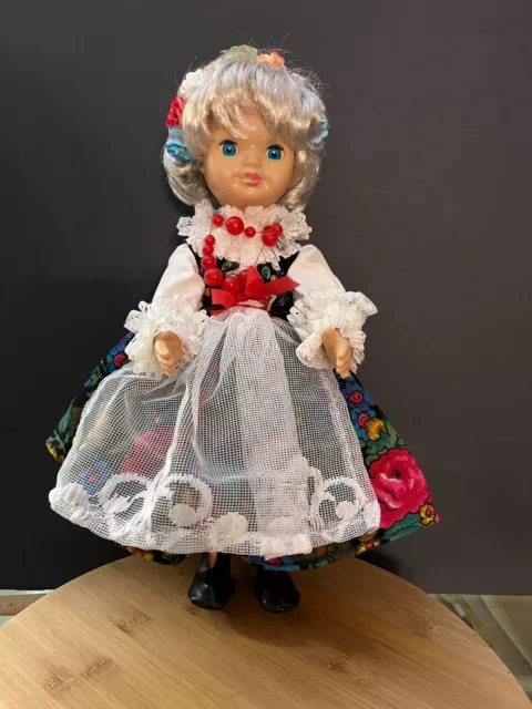 Vintage Girl Doll from Poland - closing eyes