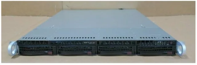 SUPERMICRO SERVER 1U X8SIU-F XEON X3440 X3470 16GB DDR3 RAM 2xPSU 815-4