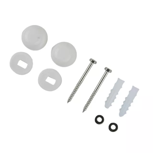 Toilette Poêle Réparer Pour Sol Kit Réparation Fixations Inox Acier + Plastic 2