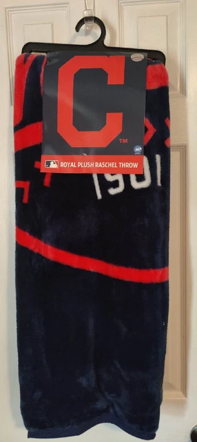 Cleveland Indians Throw Blanket 50"x60" Soft Fleece Northwest Co. MLB Home Decor