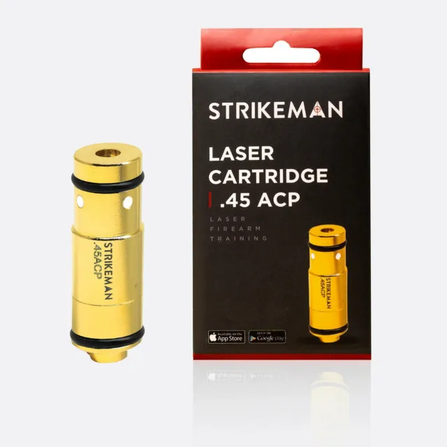 Strikeman Laser Cartridge Training Kit Ammo Bullet, Safely Dry Fire and Practice 2