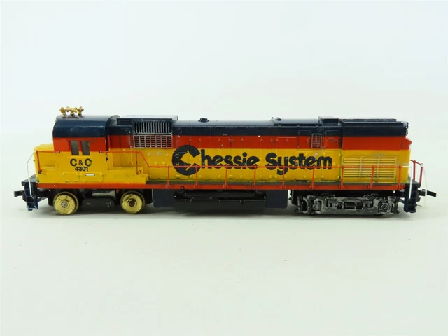 HO Scale TYCO/Mantua C&O Chessie System ALCO Century Diesel #4301 - Custom