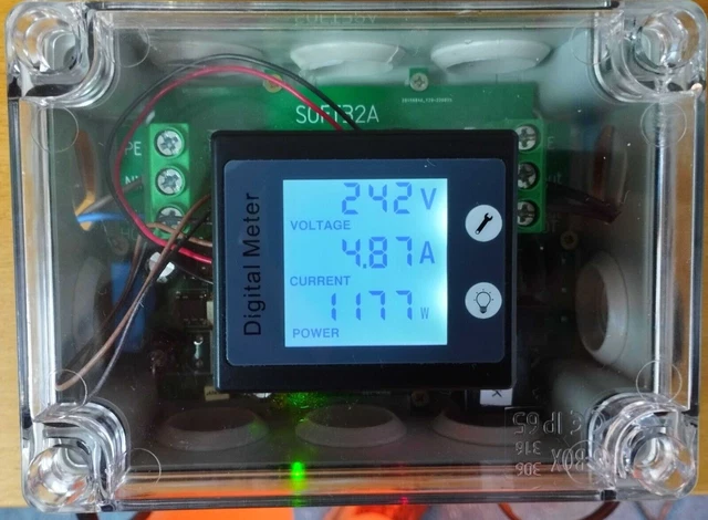 Soft start 24-250V/32A+LCD METER.