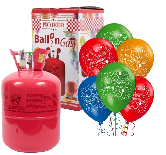 Bombola Elio Zeus Party - Gonfia Fino A 18 Palloncini (palloncini Inclusi) - Foto 10