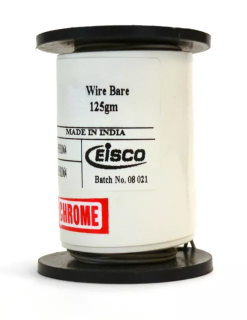 Nichrome Resistance Wire, 350ft Reel, 26 Gauge SWG - 24/25 AWG - 0.018" Dia.