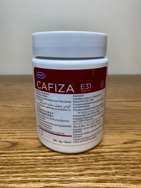Urnex Cafiza E31 Tablets Espresso Machine Cleaning Tablets - 100 Tablets - NEW