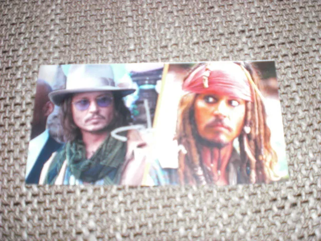 Autogramm Johnny Depp Stempelautogramm Pirates of the Caribbean