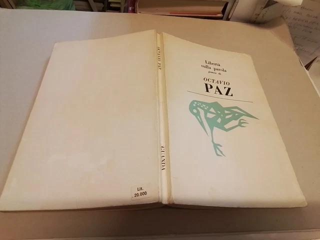 LIBERTA' SULLA PAROLA, PAZ OCTAVIO , GUANDA/FENICE, 1965, 20f24